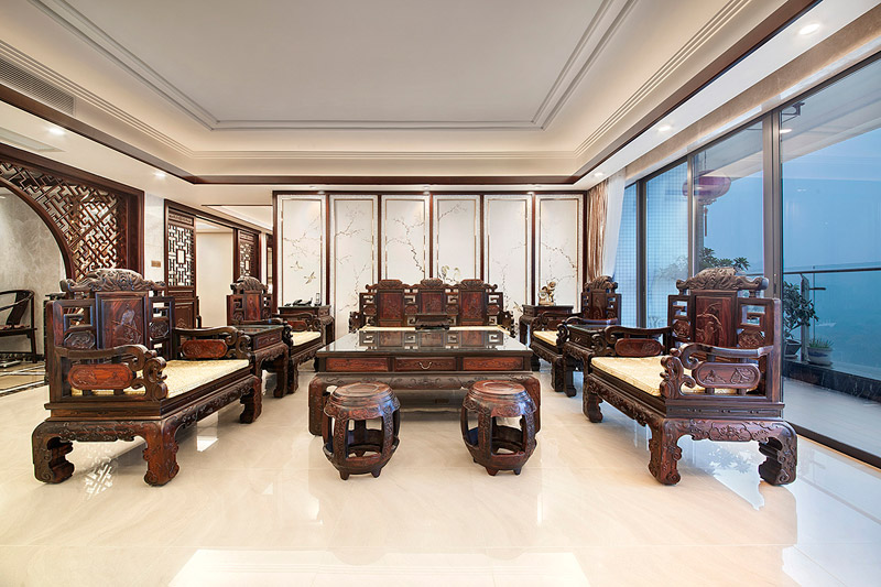 住宅實(shí)景效果圖-客廳